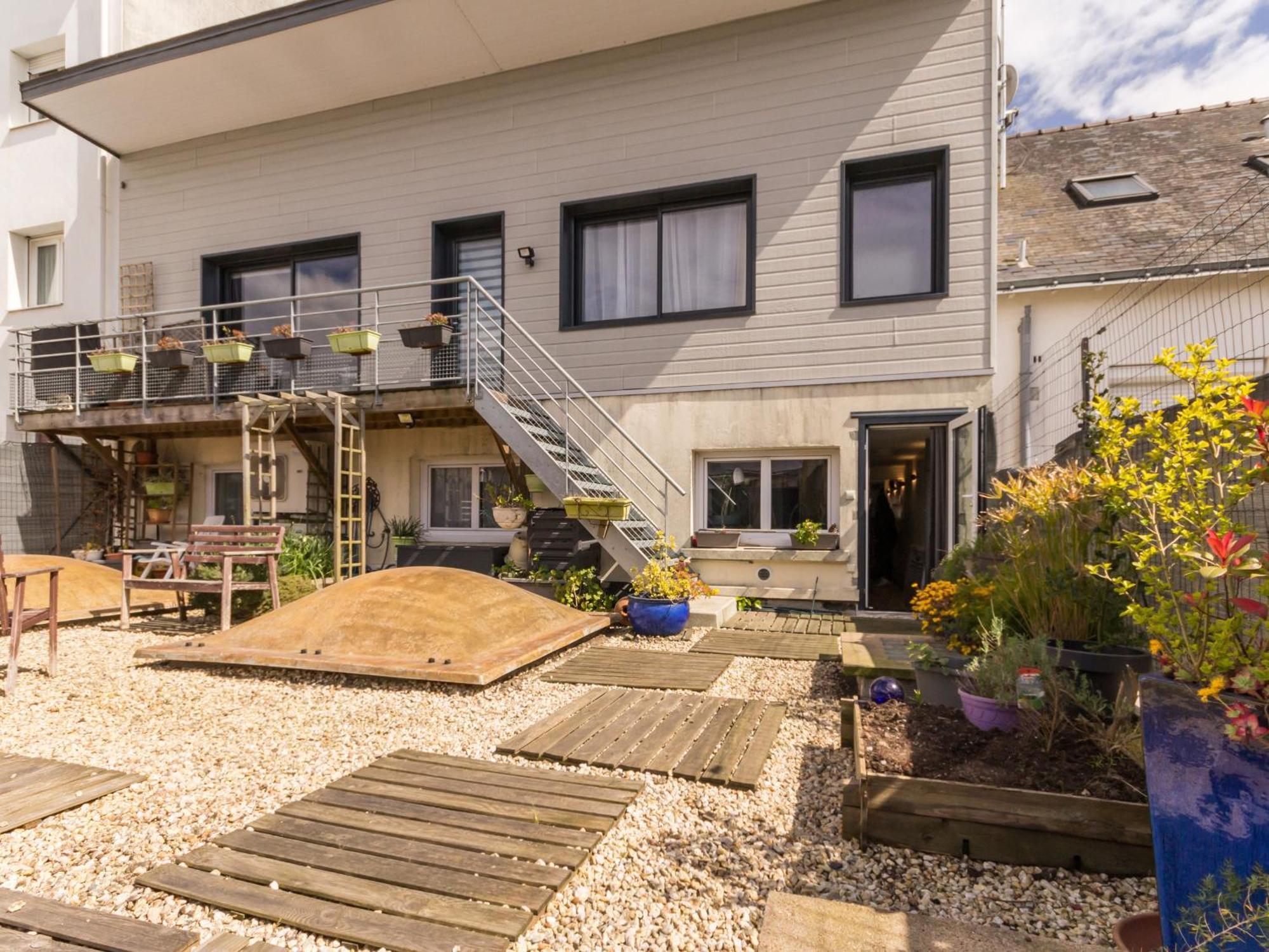 Maison De Ville A St Nazaire, Pres Du Front De Mer, Climatisee, 3 Chambres Avec Sdb Privatives, Wifi - Fr-1-306-1203 圣纳泽尔 外观 照片